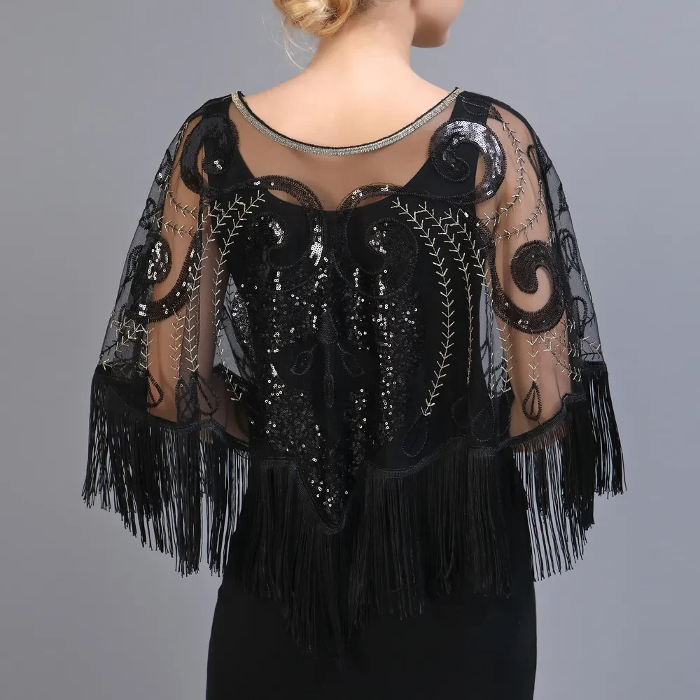 1920's fringed shawl