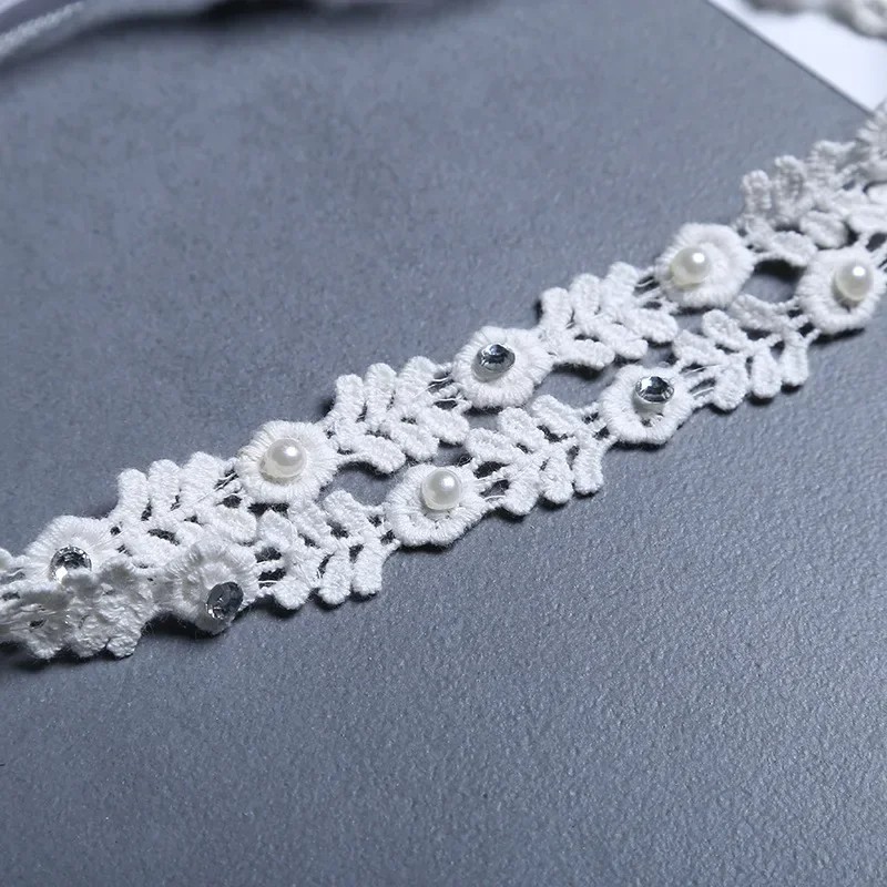 New Vintage Girls Pearl Headband – Elegant Baby Headwear