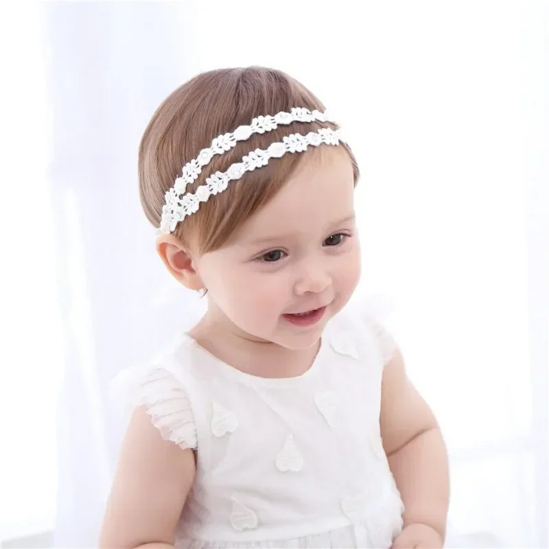 New Vintage Girls Pearl Headband – Elegant Baby Headwear