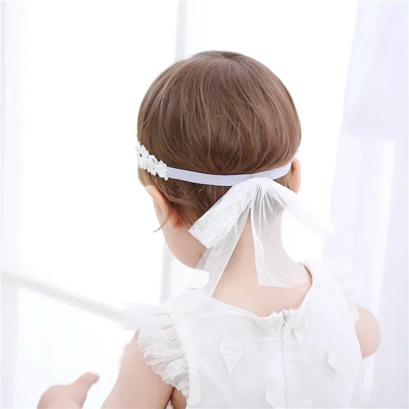 New Vintage Girls Pearl Headband – Elegant Baby Headwear