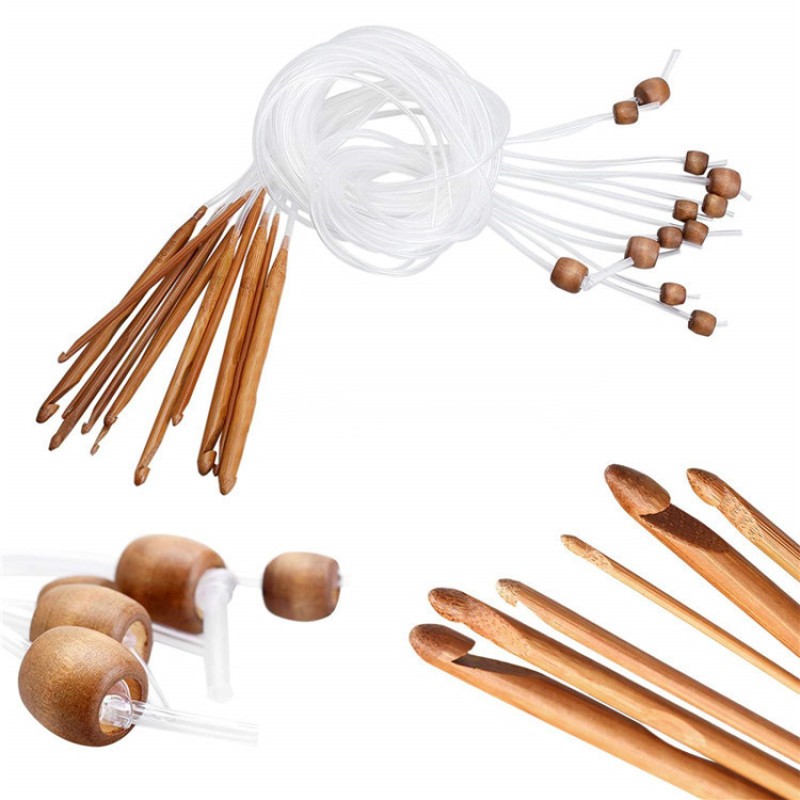 Carbonized Bamboo Knitting Needles