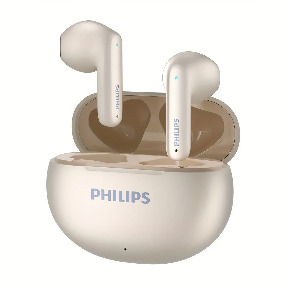 Philips Premium Wireless Earphones with Active Noise Cancellation – Earbuds with Condenser Microphone, Compatible with Smartphones for Sports, Exercise, Movies, TV Series, and Video Games