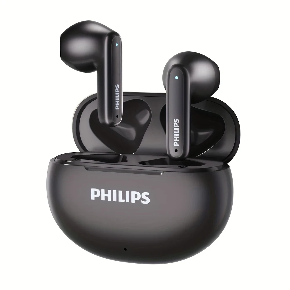 Philips Premium Wireless Earphones with Active Noise Cancellation – Earbuds with Condenser Microphone, Compatible with Smartphones for Sports, Exercise, Movies, TV Series, and Video Games