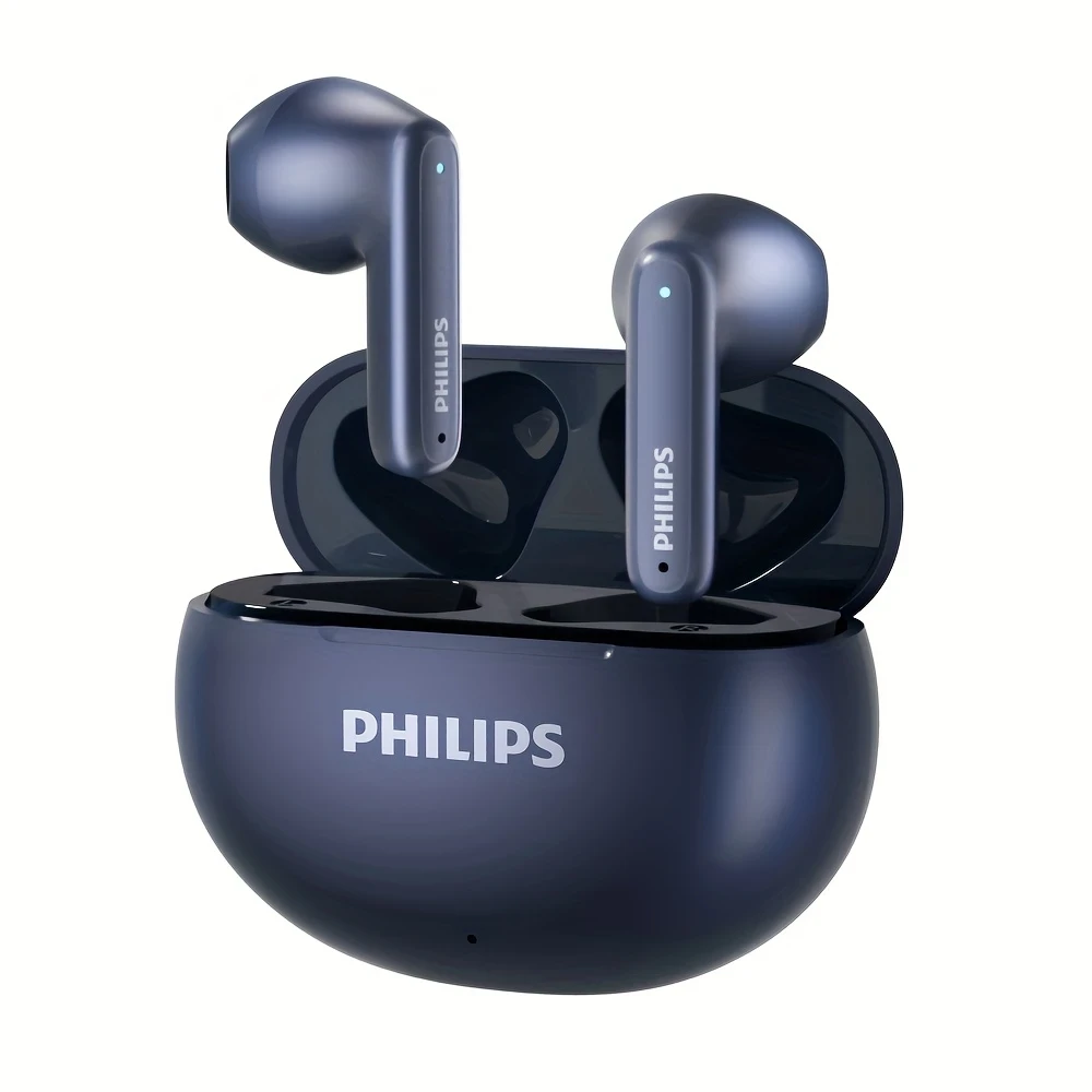 Philips Premium Wireless Earphones with Active Noise Cancellation – Earbuds with Condenser Microphone, Compatible with Smartphones for Sports, Exercise, Movies, TV Series, and Video Games