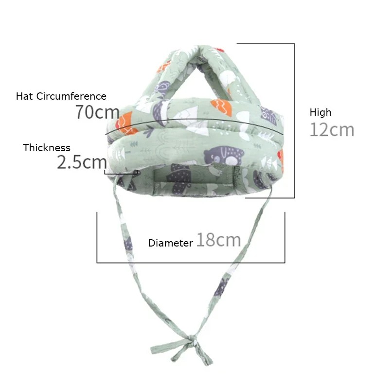 Anti-Collision Protective Hat Baby Safety Helmet – Soft, Comfortable Head Protection