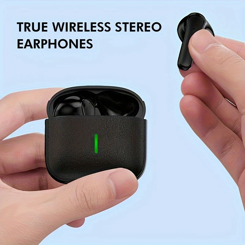 Wireless Earbuds – Ultra-Long Battery Life, Noise-Canceling, Touch Control, and Comfortable Semi-Open Back Design for Sports and Gaming