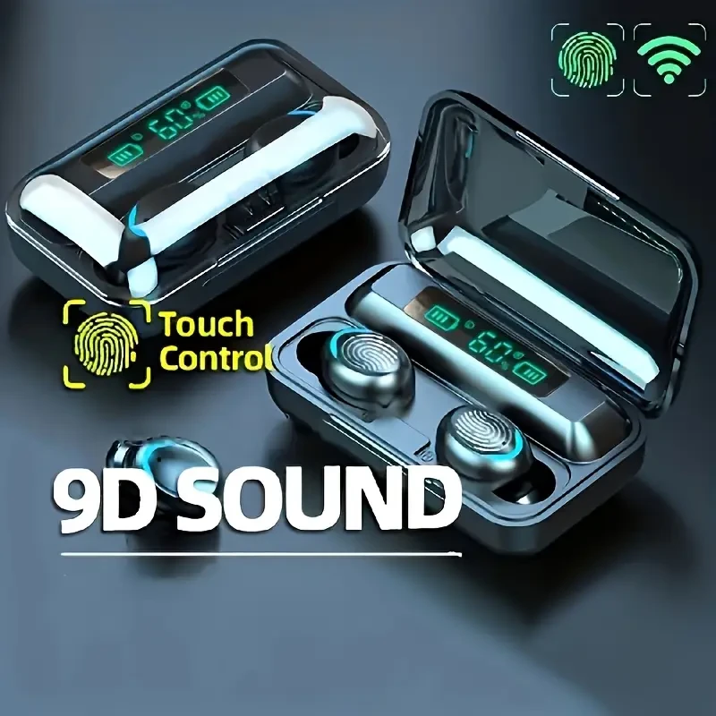 In-Ear Wireless Earphones With Noise Cancellation – Premium Sound for Running, Gaming, and Daily Use