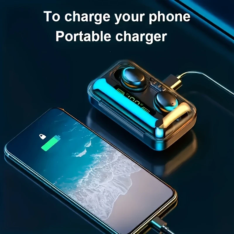In-Ear Wireless Earphones With Noise Cancellation – Premium Sound for Running, Gaming, and Daily Use