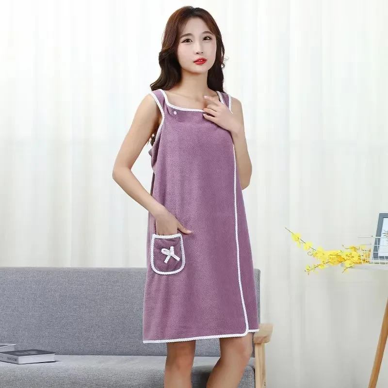 Quick Dry Absorb Water Wearable Bath Towel