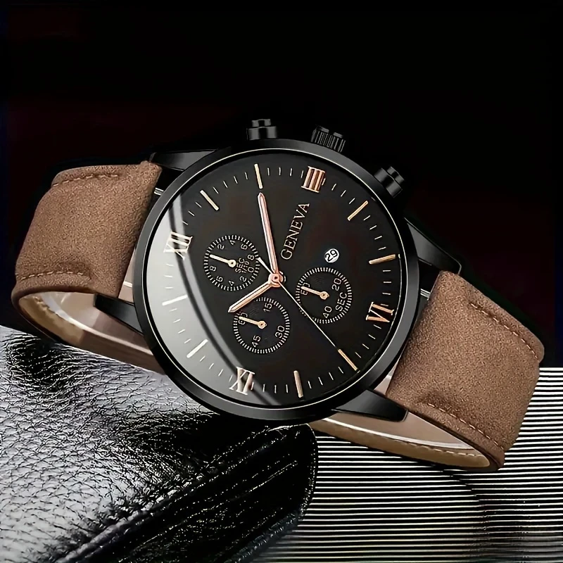 Geneva Watch for Men – Classic Design Meets Modern Functionality