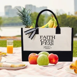 Faith Over Fear Women's Large Capacity Tote Bag