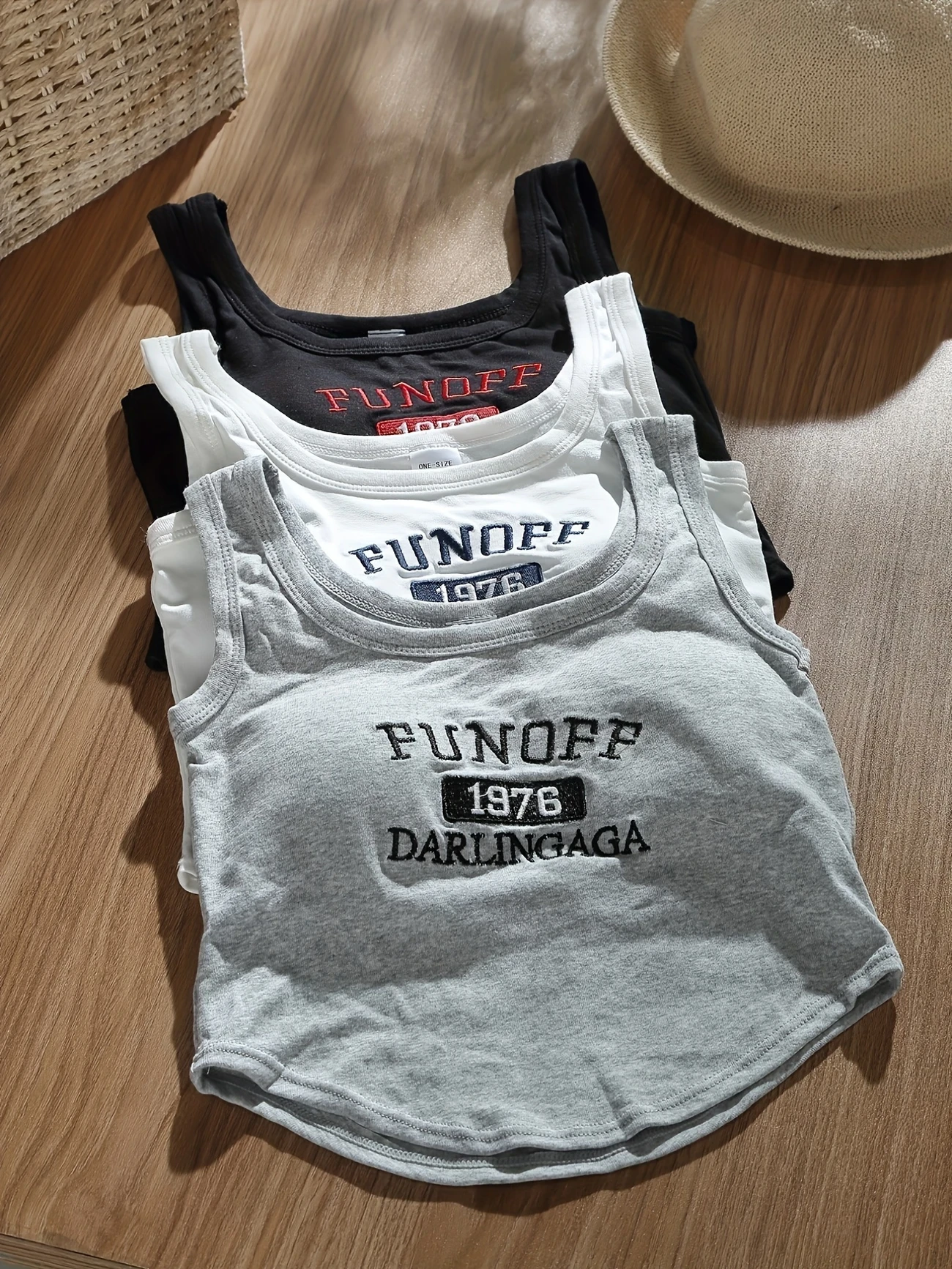 3pcs Tween Girls Fashion Letter Print Camisole Tank Tops – Comfortable, Breathable Summer Tops for 9-12 Years Old NZ