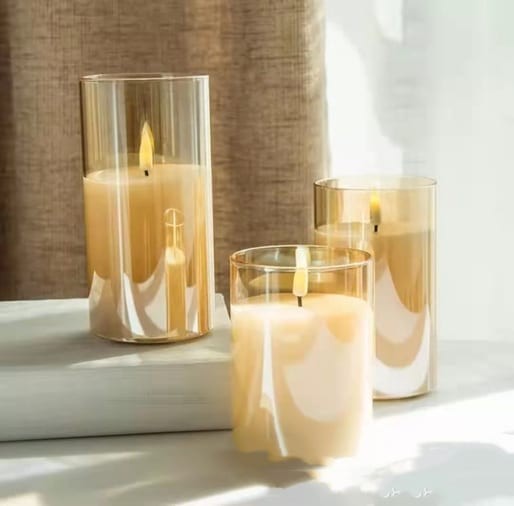 Unmatched Flameless Candles - Set of 3