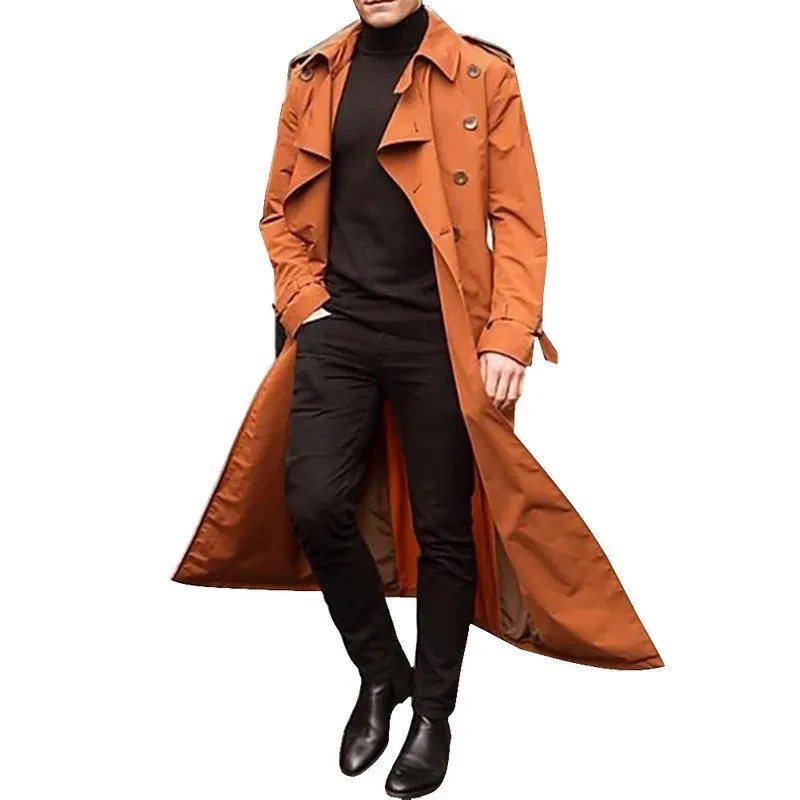 Men’s Long Trench Coat