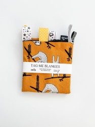 Tag-Me-Blankie | Mustard Sloth | Made in NZ