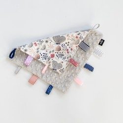 Tag-Me-Blankie | Blush Meadow | Made in NZ