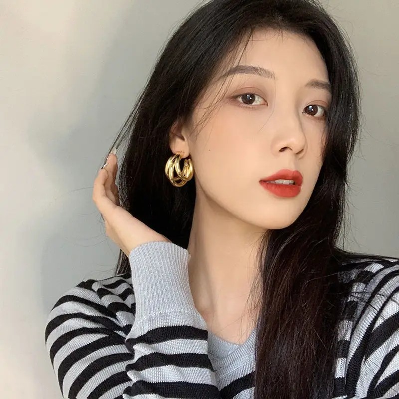 Hot Sale Statement Vintage Clip-On Earrings Without Piercing for Women