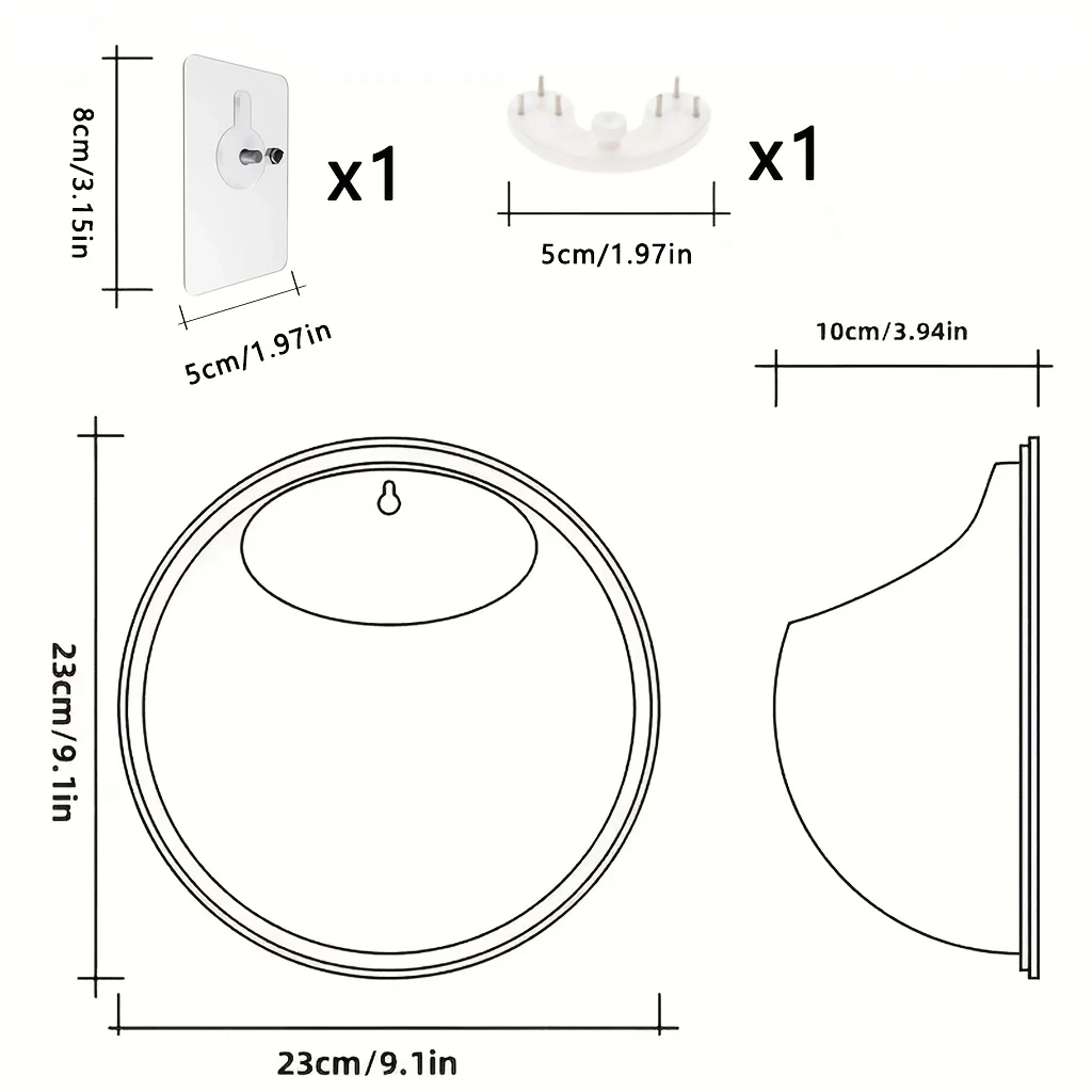 Wall-mounted Art Decorative Flower Pot Set