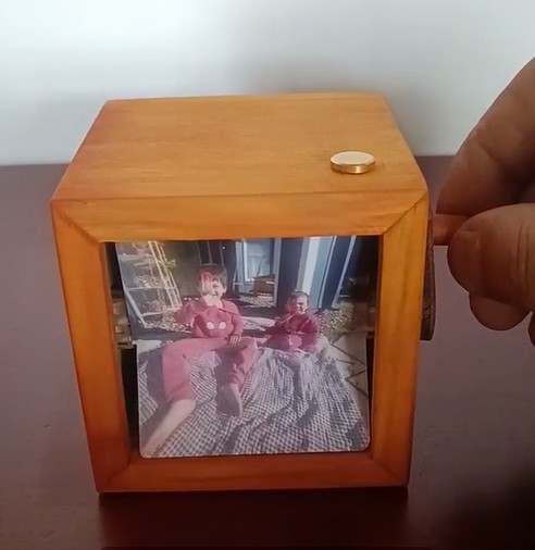 Flip Photo Box – Customizable Memory Album