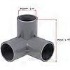 PVC 3-Way Corner Fitting