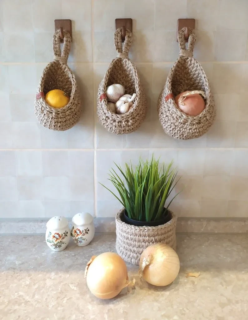 Wall Mounted Fruit and Vegetable Basket