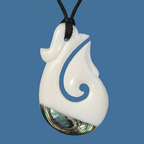 Bone Fish Hook Pendant