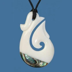 Bone Fish Hook Pendant