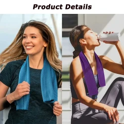 Sports Towel Physical Cooling Microfiber Instant Cool Ice Face Towels For Gym Swimming Yoga Running Cycling Quick Drying Towel