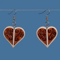 Māori Heartbeat Earrings