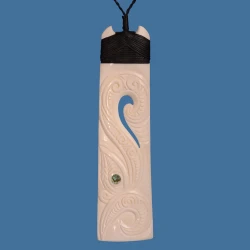 Bone Toki with Manaia design