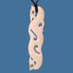 XL Bone Manaia Pendant