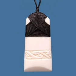 Bone Engraved Toki Pendant - Small