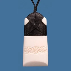 Bone Engraved Toki Pendant - Small