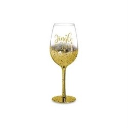 JINGLE JUICE WINE GLASS