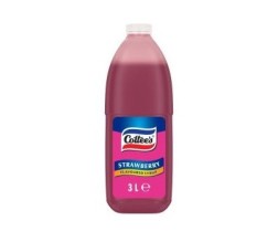 TOPPING STRAWBERRY SYRUP 3L (COTTEES 17306)