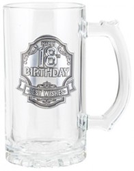 18TH BADGE TANKARD 490ML