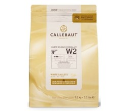 CHOCOLATE CALLETS WHITE 2.5KG (CALLEBAUT CL0W2-2B-U76)