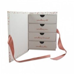**MR & MRS KEEPSAKE DRAWERS 17X22CM