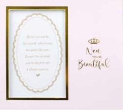 **NAN YOU'RE BEAUTFUL MDF 6X4 PHOTO FRAME