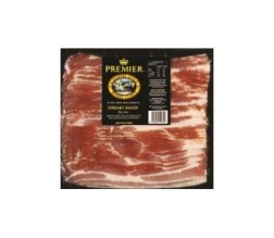 BACON STREAKY RAW 1KG FSH (PREMIER 16200) [CHIL]