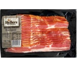BACON STREAKY PRE-COOKED 1KG (HELLERS STBPC1HL) [CHIL]