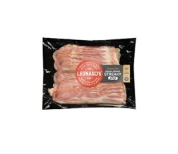 BACON STREAKY SLICED THIN LEONARDS (1 KG) [CHIL]