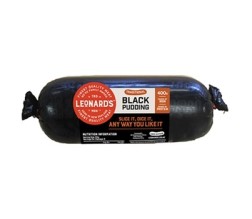 BLACK PUDDING ROLL TRADITIONAL LEONARDS (400GM) [CHIL]