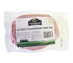 HAM CHAMPAGNE SLICED 1KG (FARMLANDS FHSP1000) [CHIL]