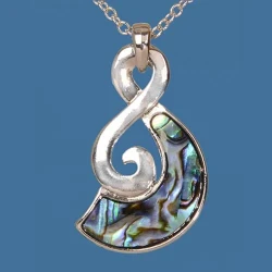 Pāua Twist Pendant