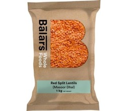 LENTILS RED SPLIT MASOOR 1KG (BALARS)