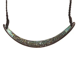 Pāua Arc Necklace