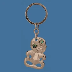 Pāua Tiki Keyring