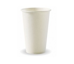 CUPS S/WALL WHITE 12OZ 80MM 350ML 50s/SLV(BIOPAK BC-12(80)W)