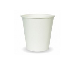 CUPS S/WALL WHITE 6OZ 80MM 180ML 50s/SLV (BIOPAK BC-6W)